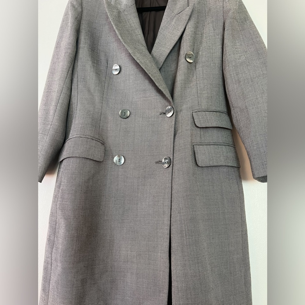 Jones New York Gray Double-Breasted Dress - Picture 3 of 4